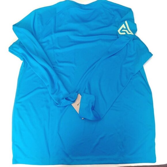 Nike Giannis Antetokounmpo Mens Size XL Dri Fit Long Sleeve Basketball Top Shirt - Picture 6 of 8